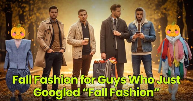 Fall Fashion for Guys Who Just Googled “Fall Fashion”