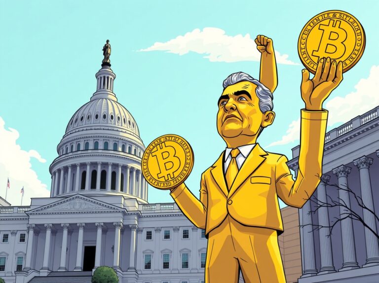 Remarkable Trump Bitcoin Statue Unveiled at the Capitol