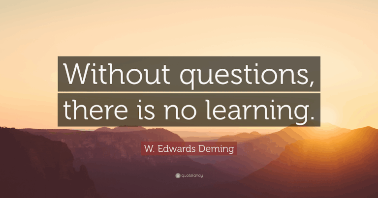 The Power of Asking New Questions