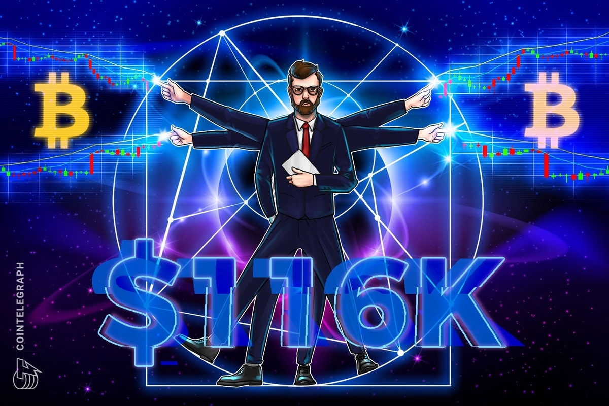 Bitcoin traders have these BTC price levels in mind at $116K