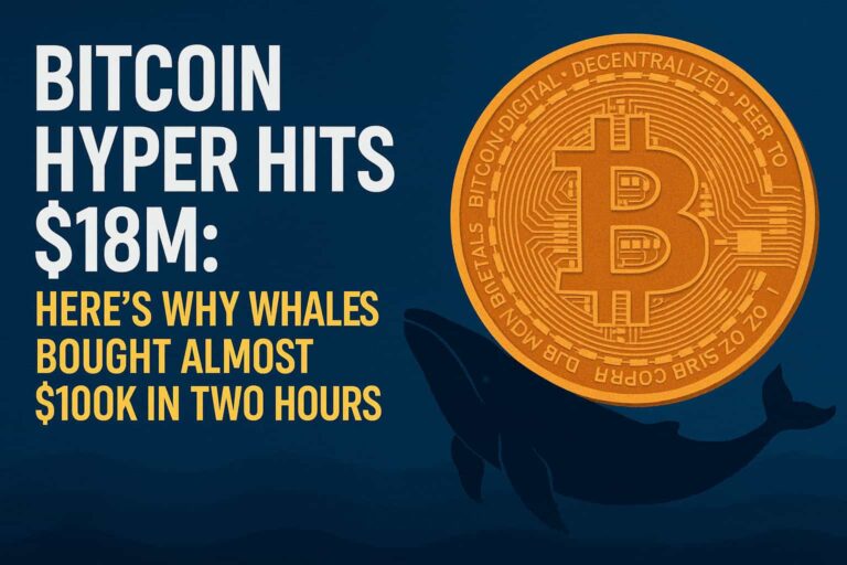 Whales Scoop Up $100K in 2 Hours - Bitcoin Hyper Presale Mania Crosses $18 Million