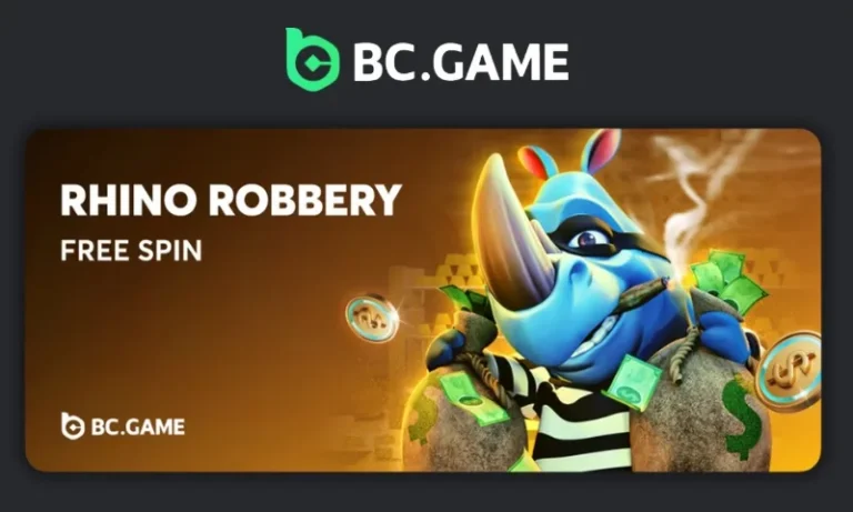 Get Your Daily Rhino Robbery Free Spins at BC.Game | BitcoinChaser