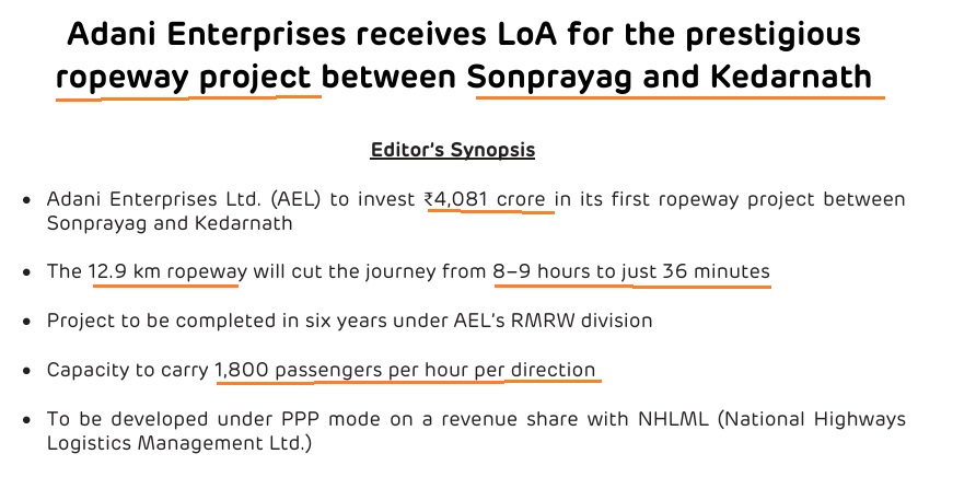 Adani Ent: Doing the Lord’s Work