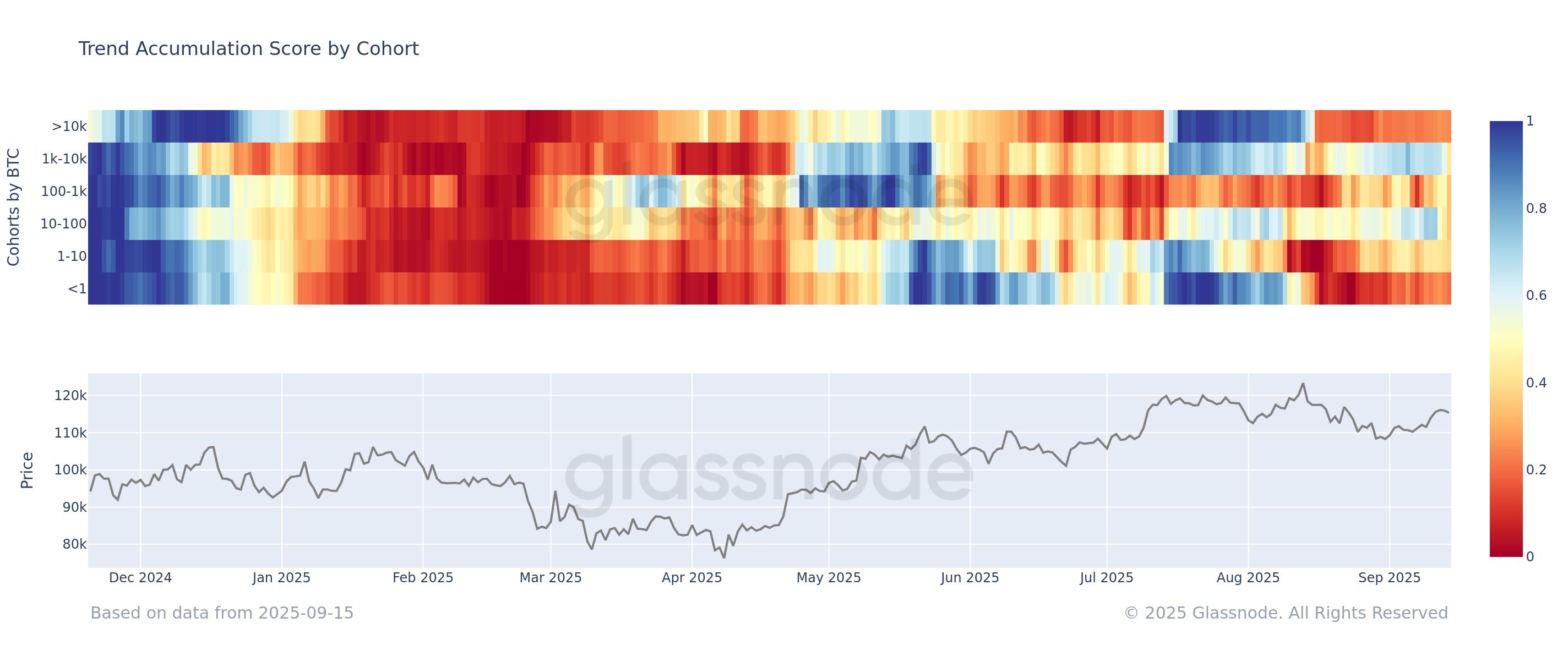 Bitcoin Trend Accumulation Score