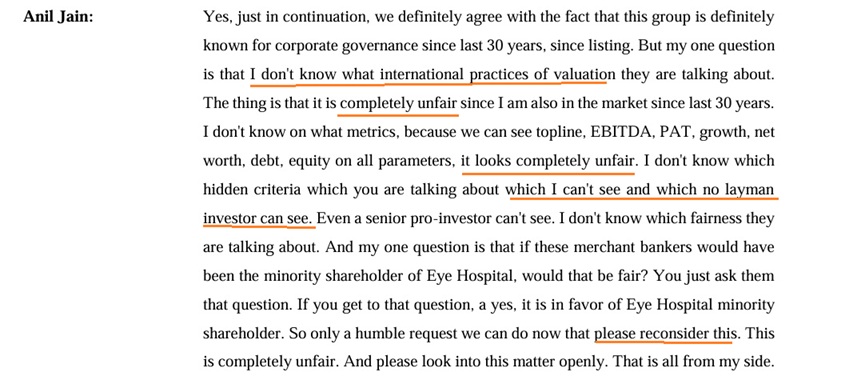 Dr Agarwals: Blinded Investors