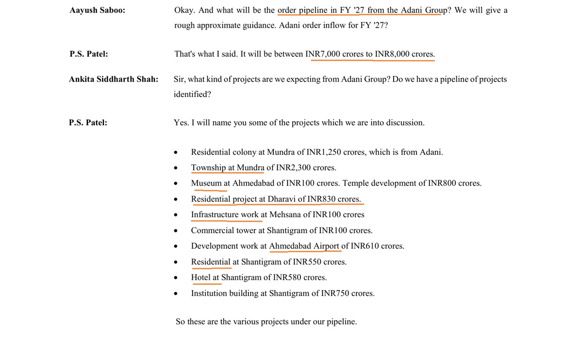 PSP Projects: Order, Order