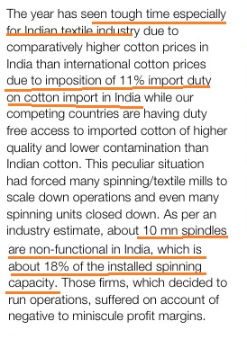 Tough Times for Textiles