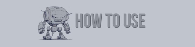 How to use ONE MAN ARMY