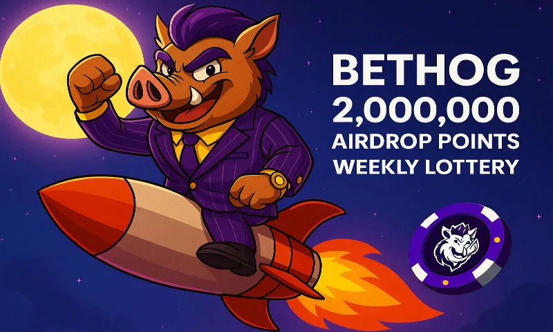 BetHog 2,000,000 Airdrop Points Weekly Lottery | BitcoinChaser