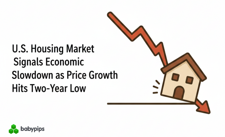 U.S. Housing Market Signals Economic Slowdown as Price Growth Hits Two-Year Low