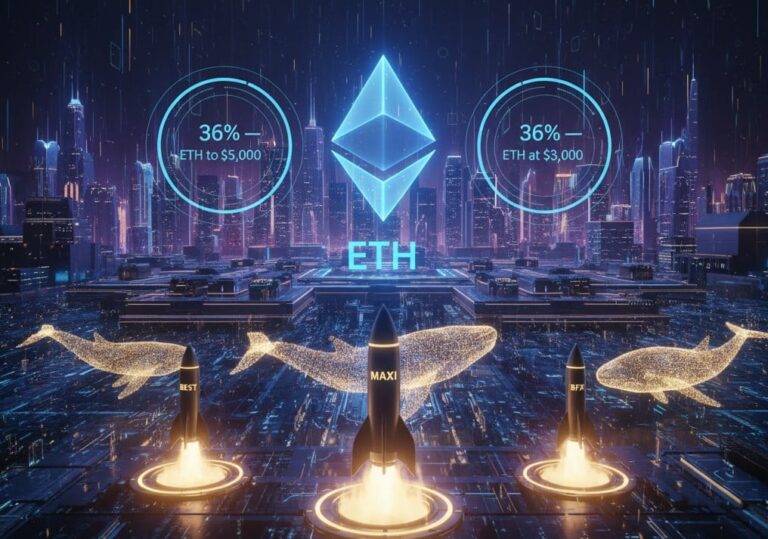 Best Altcoins to Buy as Polymarket Shows 36% Odds for Ethereum to Hit $5K Next Year