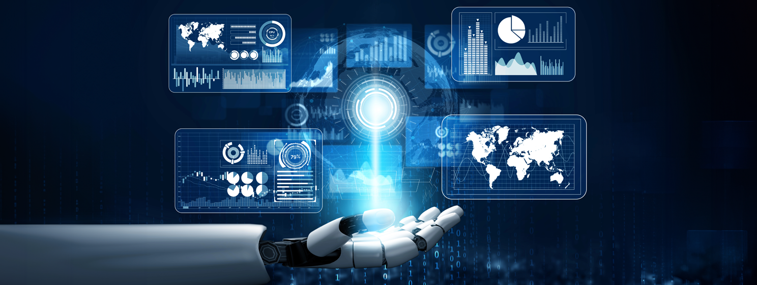 ArtificiaI Intelligence and machine learning concept