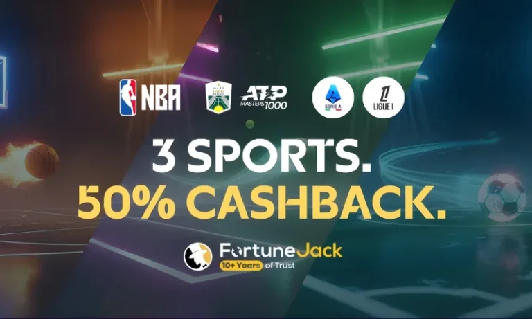 Bet Smarter with FortuneJack Sports Cashback Promo This Week | BitcoinChaser
