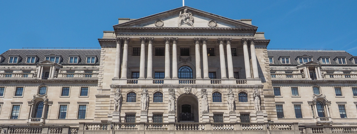 Remove BG Save Share Sample Bank of England in London.