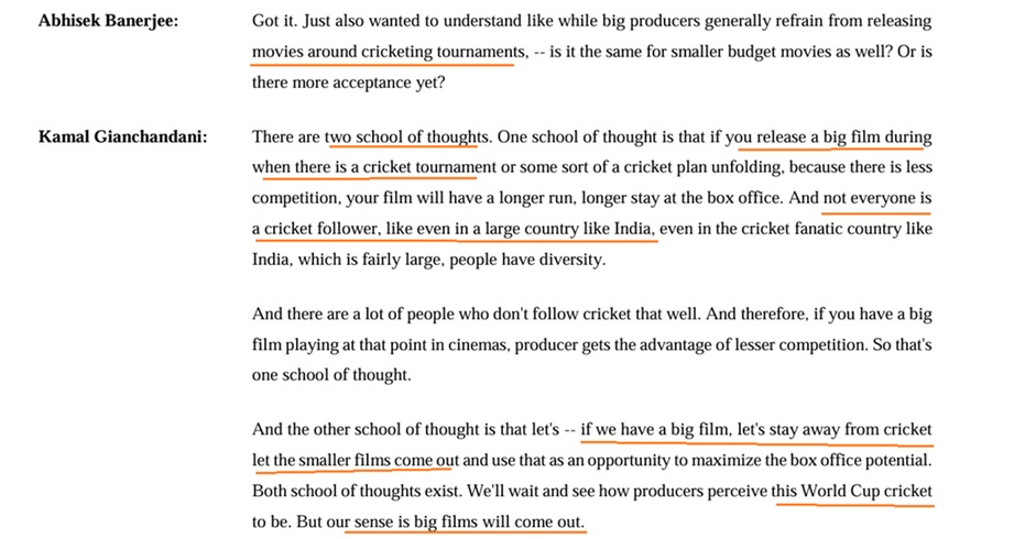 Bollywood Vs Cricket