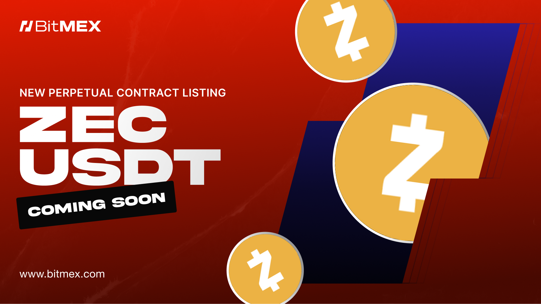 Coming Soon: ZECUSDT Perpetual Swap Listing With Up to 33x Leverage | BitMEX Blog