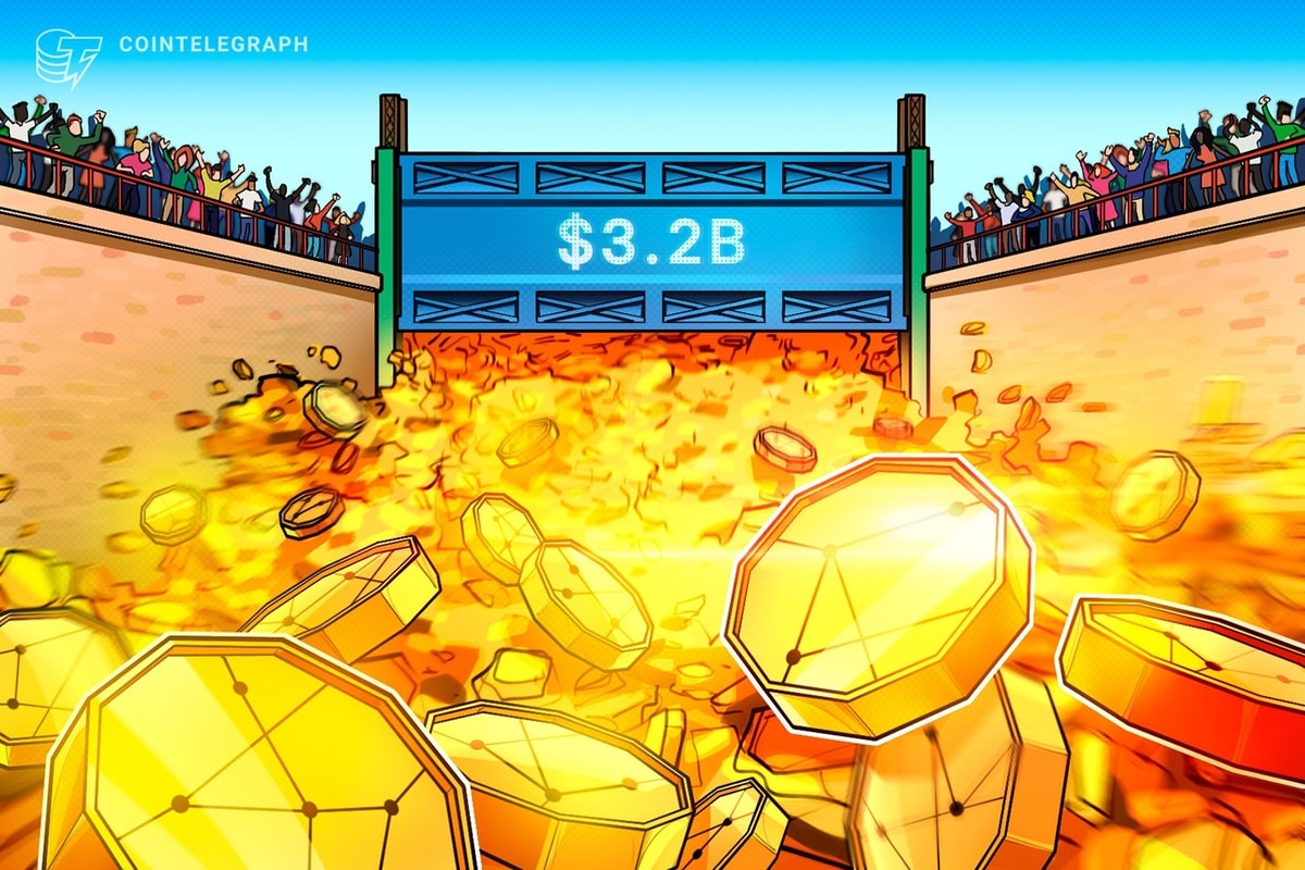 Crypto funds attract $3.2B inflows despite Friday’s flash crash.
