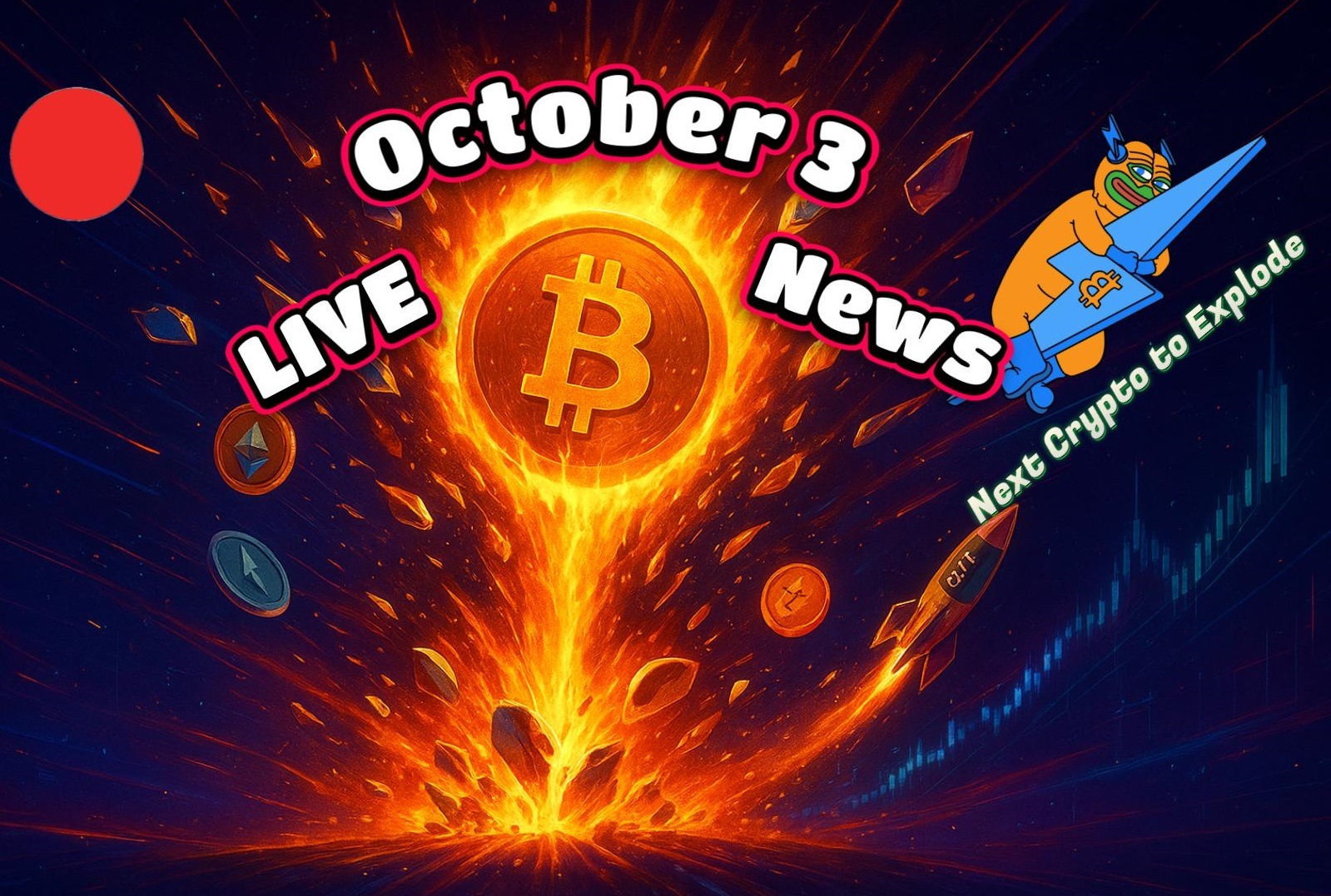 Next Crypto to Explode Live News Today: Timely Insights for Chart Sniffers (October 3)