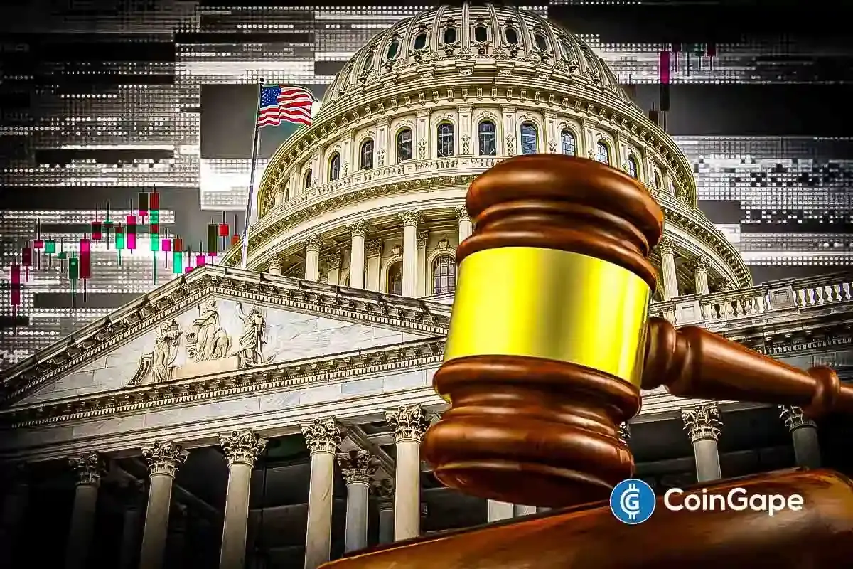 U.S. Capitol and gavel symbolizing Senate talks on the Crypto Market Structure Bill