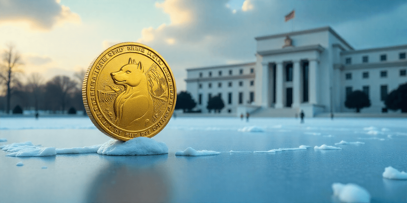 Fed-Unsicherheit drückt den Dogecoin Kurs