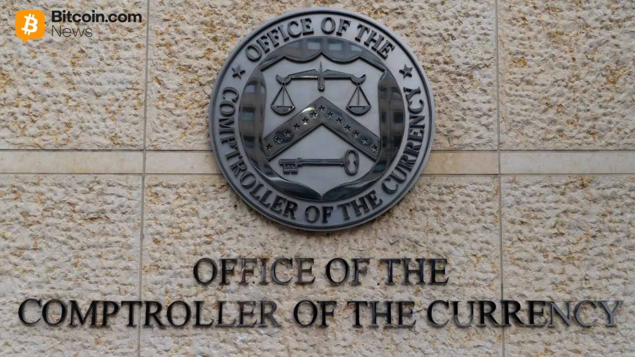OCC Affirms Banks May Hold Crypto to Pay Network Fees