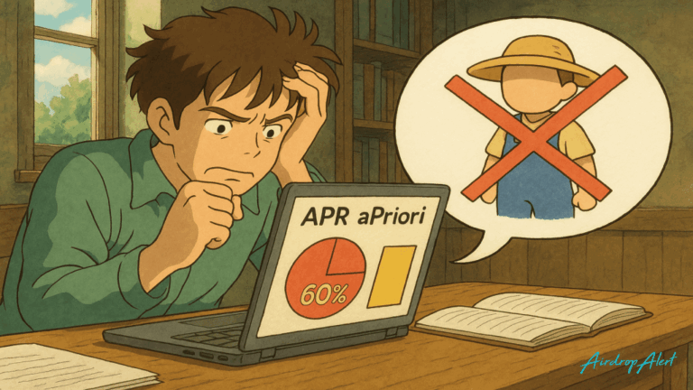 aPriori Airdrop Disaster: One Entity Claimed 60% — And That’s Exactly Why Farmers Must Be Picky - Airdrop Alert