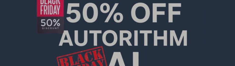 Black Friday Deal – Autoritm 50% OFF