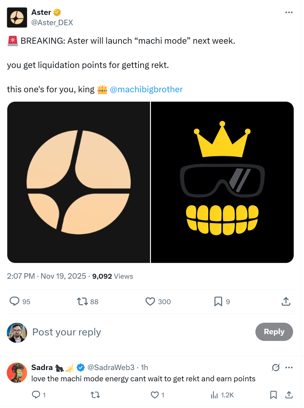 Aster Launches ‘Machi Mode’ Rewarding Liquidations - AabeyLLC Crypto