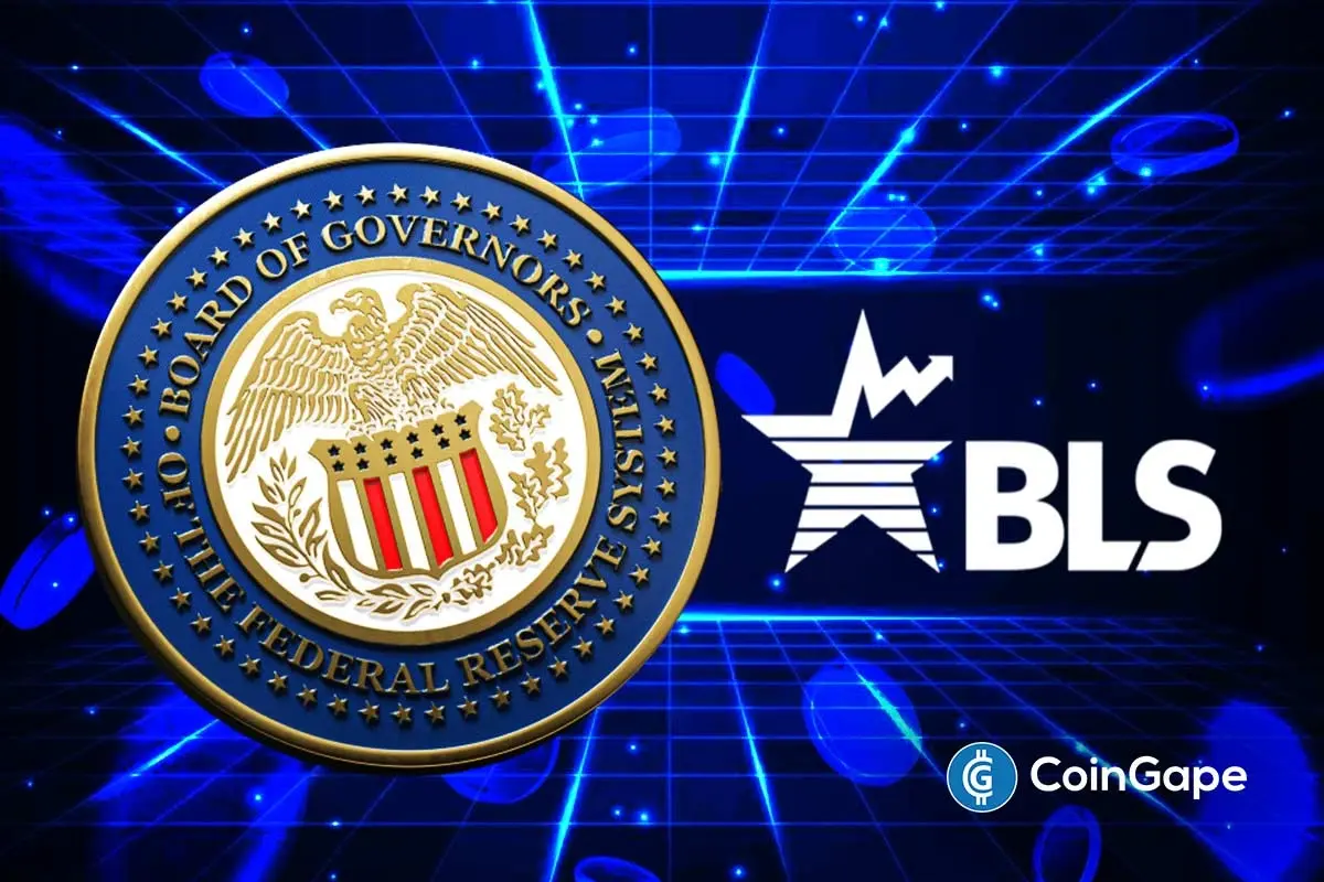 An image of the BLS and Federal Reserve logo to represent the Fed rate cut