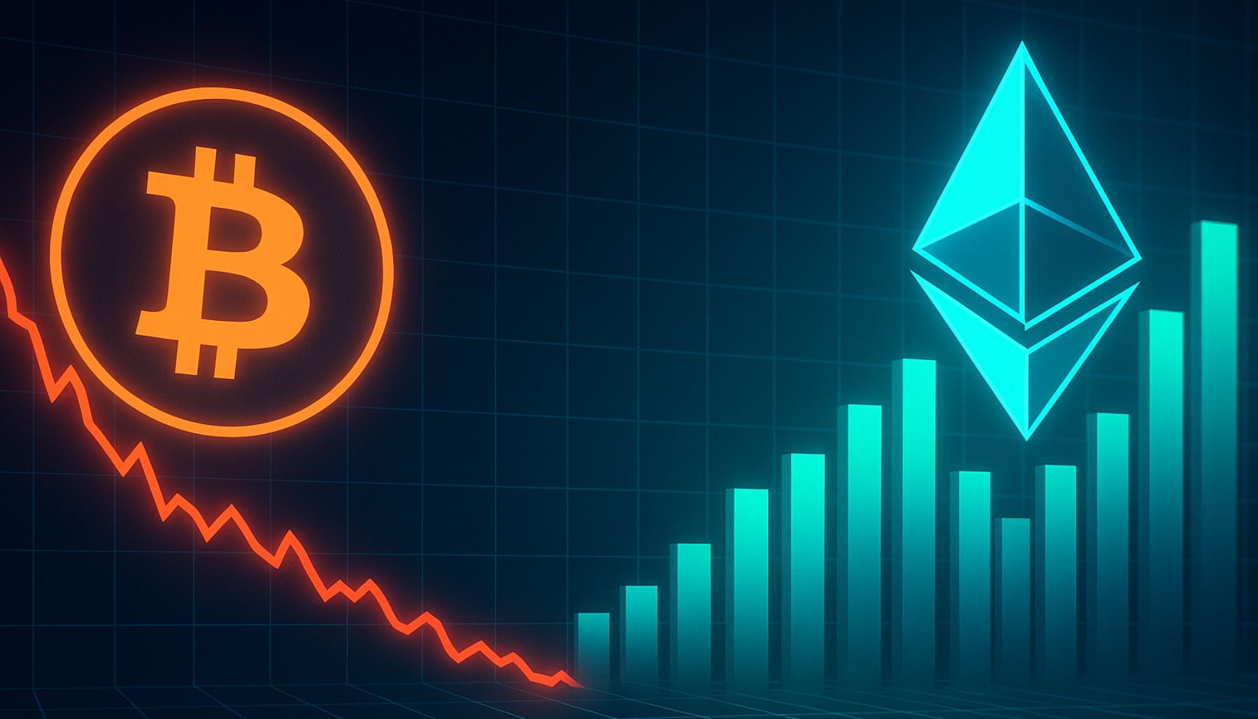 Bitcoin Looks Overextended As Ethereum Shows Early Signs Of Accumulation – Capital Shift?