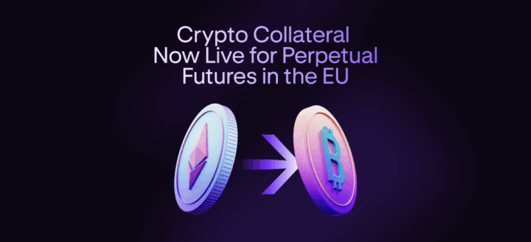 Crypto collateral for perpetual futures now live on Kraken Pro in EU