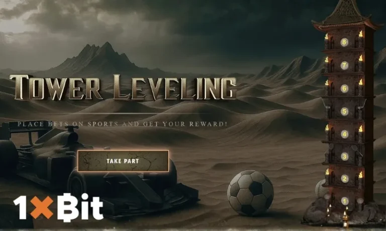 How Far Can You Go in 1xBit Tower Leveling Sports Bet Challenge? | BitcoinChaser