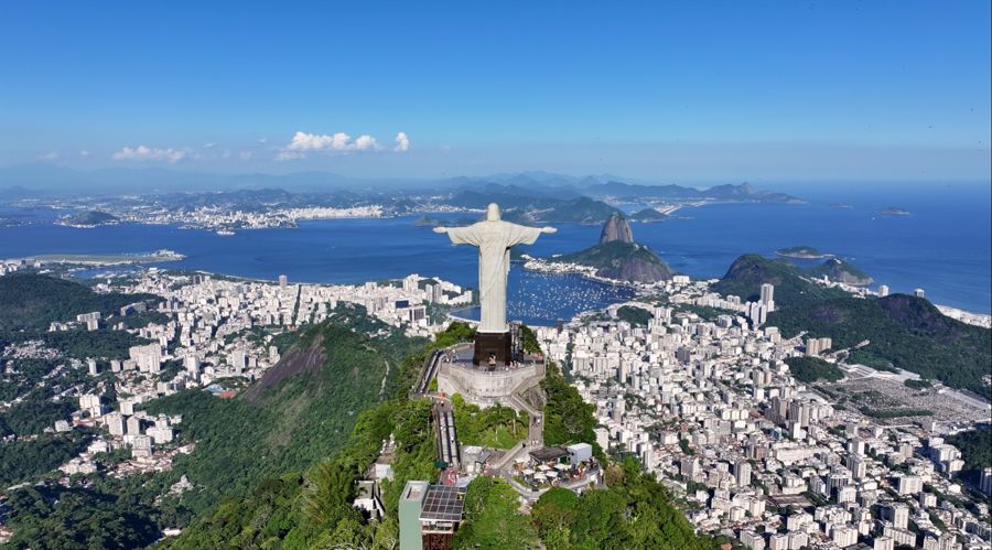Christ The Redeemer at Rio De Janeiro, Brazil