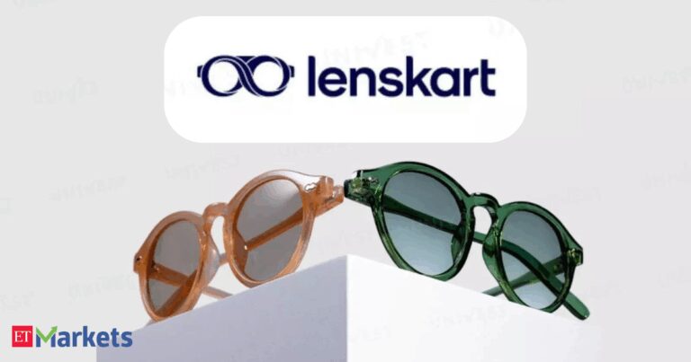 Lenskart shares make muted D-St debut, list at 3% discount to IPO price