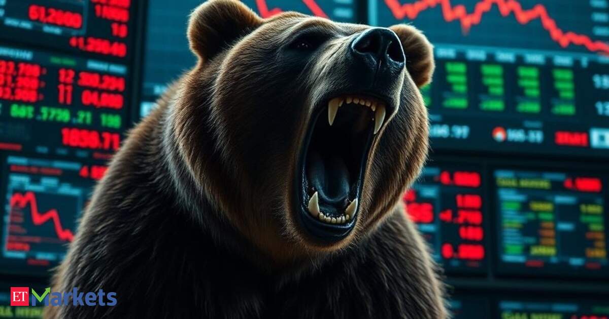 Market Wrap: Sensex slips 314 points, Nifty ends below 25,900 on monthly derivative expiry; PSU Bank stocks shine