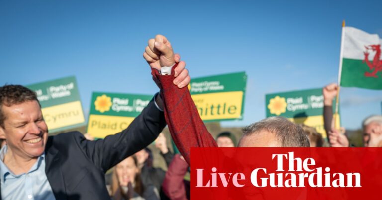 No 10 accepts people are ‘disappointed with the pace of change’ as Plaid Cymru celebrates Caerphilly byelection win – as it happpened