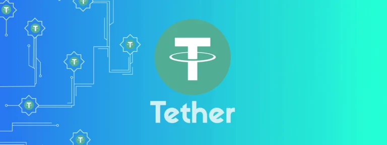 Tether cryptocurrency digital payment background style