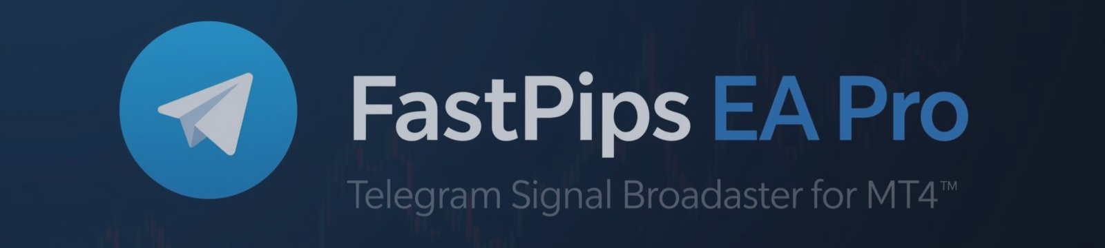 Turn Every Trade Into a Marketing Opportunity: FastPips EA Pro Telegram Signal Sender for MT4