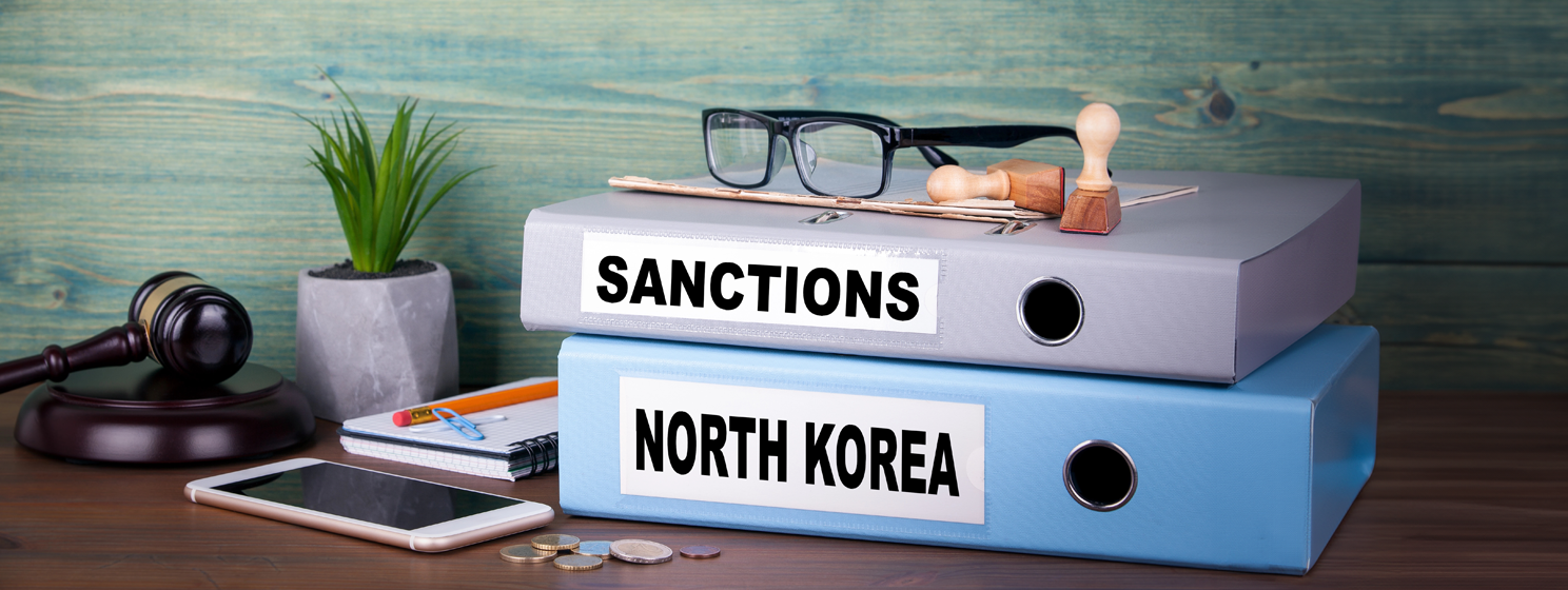 North Korea Sanctions concept