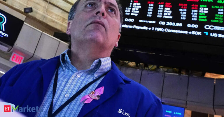 Wall Street indexes down after sharp reversal, tech leads decline