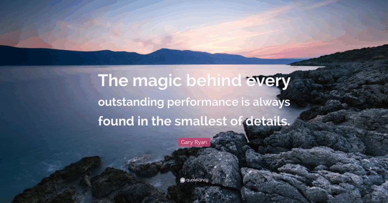 Being Outstanding By Standing Out