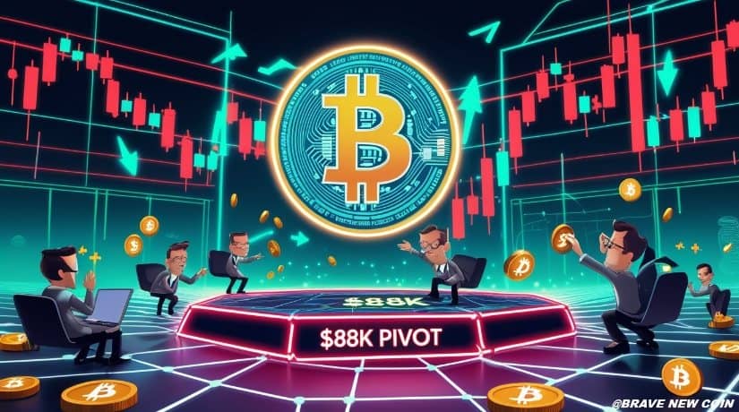 Bitcoin Price Prediction: BTC Price Tests $88K Pivot as Extreme Fear Meets Key Technical Decision Zone