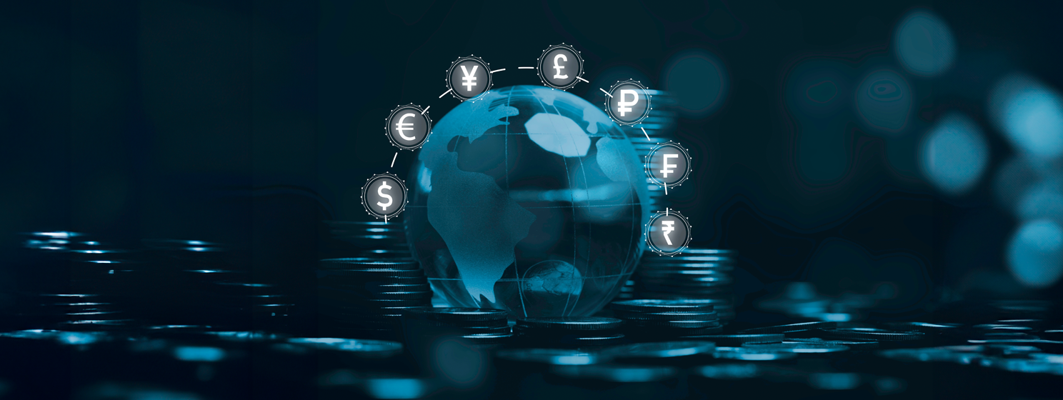 digital currencies in the world concept