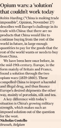 Opium was a Solution