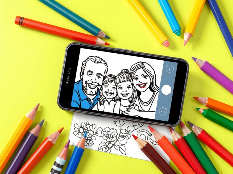 Splat App: How AI Transforms Your Photos into Magical Coloring Pages for Kids
