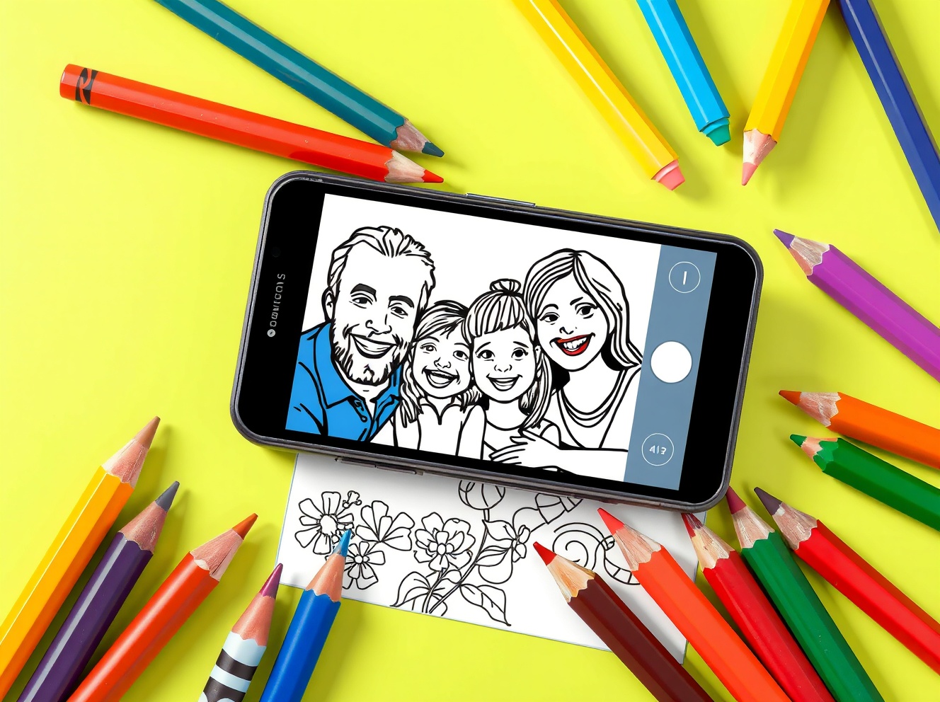 Splat App: How AI Transforms Your Photos into Magical Coloring Pages for Kids