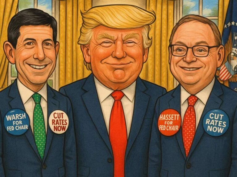 WSJ: Trump leaning toward Kevin Warsh or Kevin Hassett to lead the Fed | investingLive