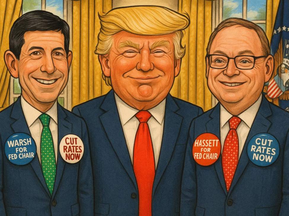 WSJ: Trump leaning toward Kevin Warsh or Kevin Hassett to lead the Fed | investingLive