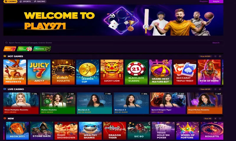 Play971 UAE homescreen