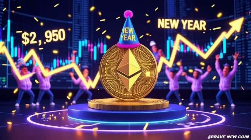 Ethereum (ETH) Price Prediction: Ethereum Starts the New Year at $2,950 on Bullish Path with Weekly Flag Breakout